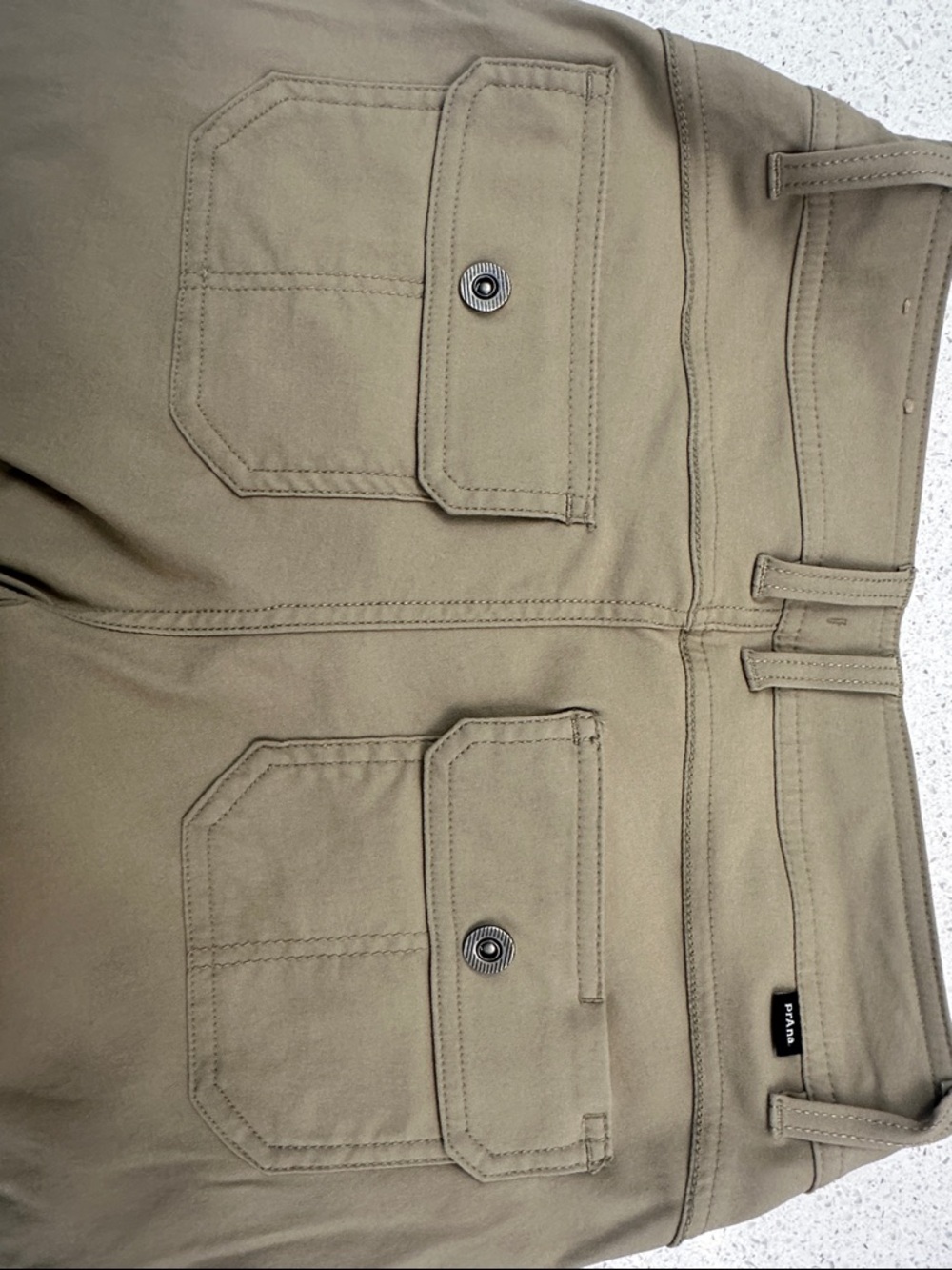 prAna Halle 2 Tan Performance Stretch Pants Size 4 - Picture 4 of 5